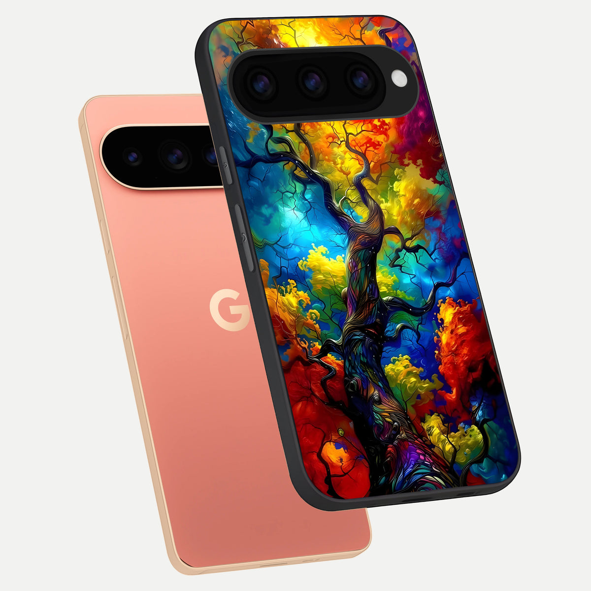  Colorful Soda Bottles phone case For Google Pixel 11 Pro XL showing premium glass back cover with detailed artwork