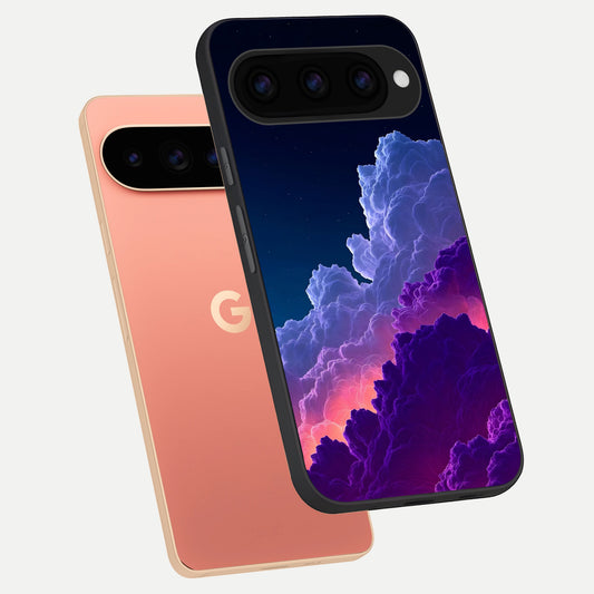  Dreamy Cloud Skies phone case For Google Pixel 11 Pro XL showing premium glass back cover with detailed artwork