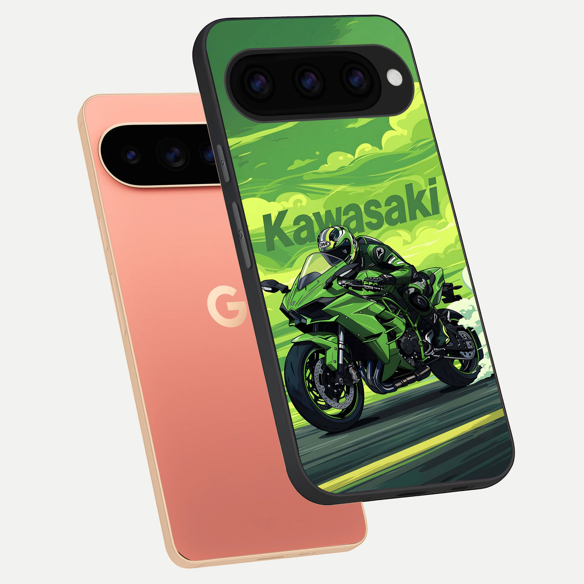  Greenery Sky phone case For Google Pixel 11 Pro XL showing premium glass back cover with detailed artwork