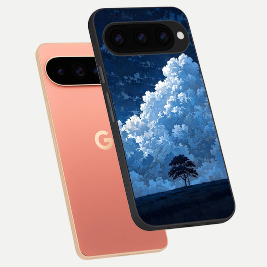  Midnight Sky Serenity phone case For Google Pixel 11 Pro XL showing premium glass back cover with detailed artwork