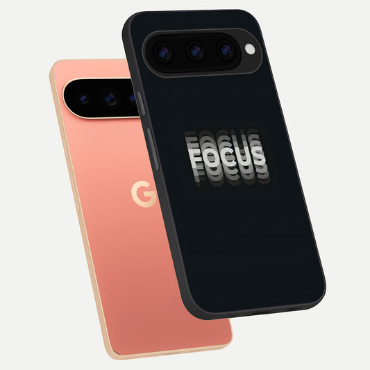 Mono Focus Vision phone case For Google Pixel 11 Pro XL showing premium glass back cover with detailed artwork