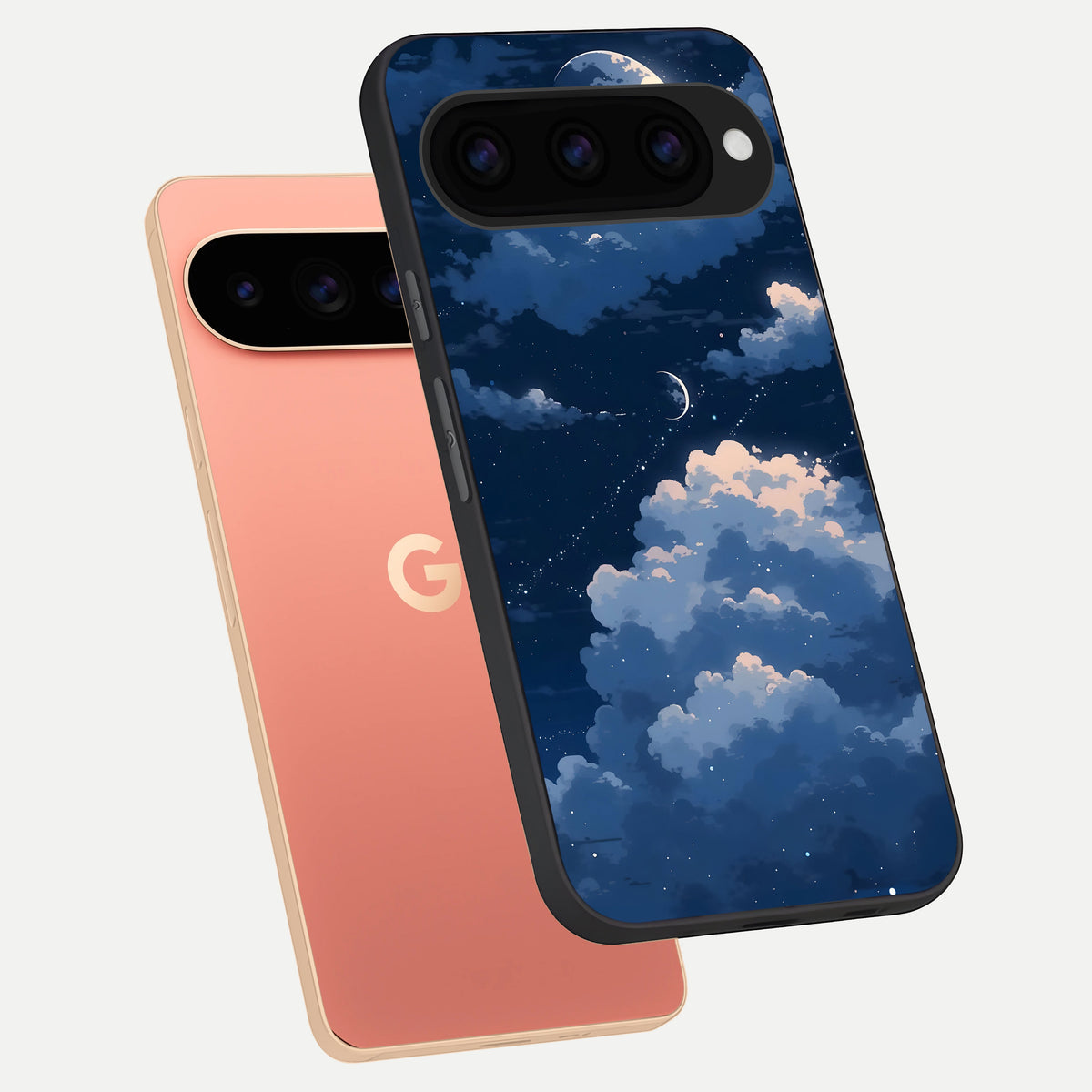  Moon Dream Haze phone case For Google Pixel 11 Pro XL showing premium glass back cover with detailed artwork