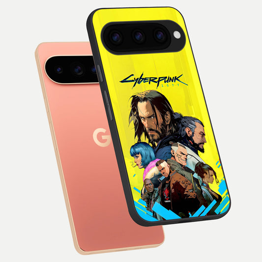  Neon Rebel Genesis phone case For Google Pixel 11 Pro XL showing premium glass back cover with detailed artwork