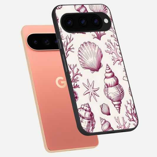  Pink Power Sparks phone case For Google Pixel 11 Pro XL showing premium glass back cover with detailed artwork