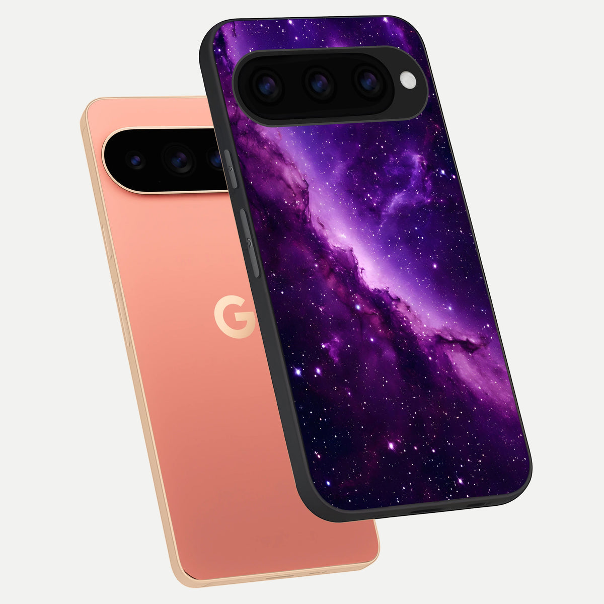  Purple Shade Sky phone case For Google Pixel 11 Pro XL showing premium glass back cover with detailed artwork