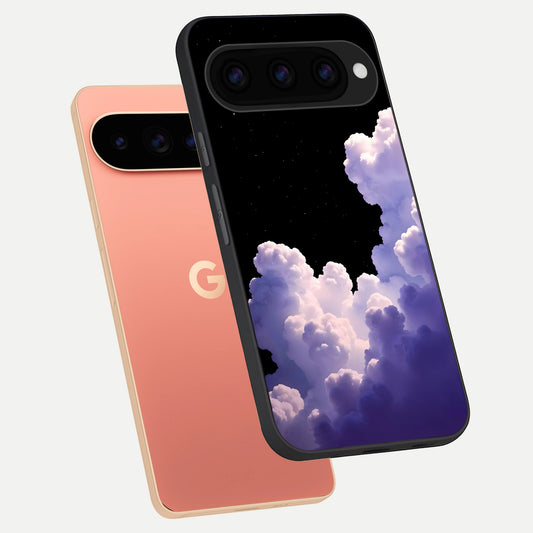  Starlit Night Whispers phone case For Google Pixel 11 Pro XL showing premium glass back cover with detailed artwork