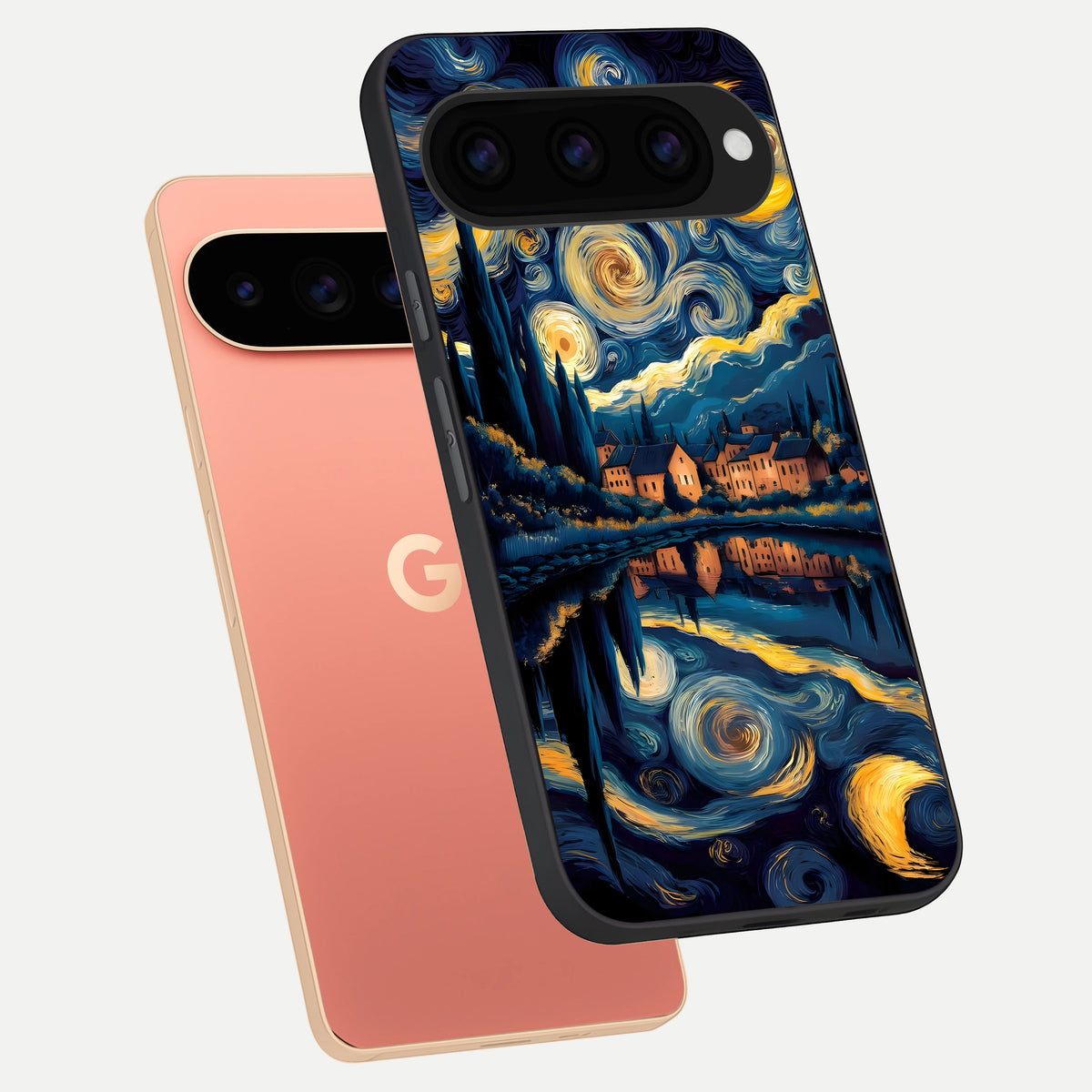  Starry Sky Serenity phone case For Google Pixel 11 Pro XL showing premium glass back cover with detailed artwork