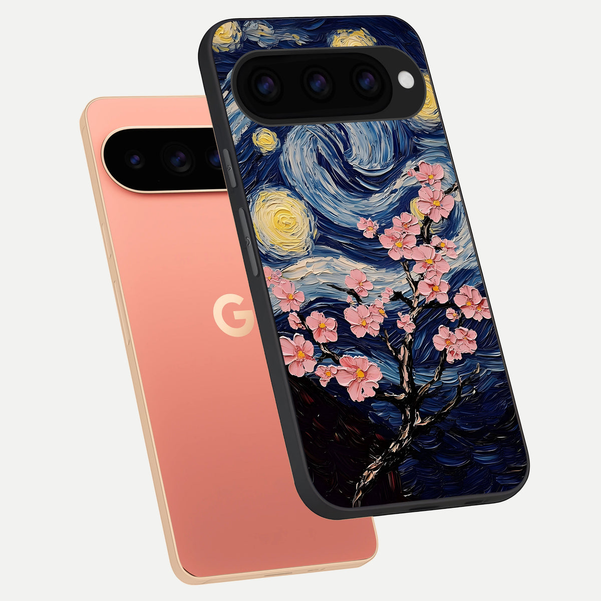 Van Gogh Scenery phone case For Google Pixel 11 Pro XL showing premium glass back cover with detailed artwork