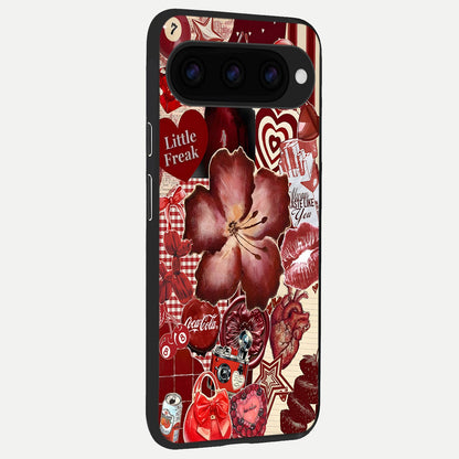  Aesthetic Little Freak back cover For Google Pixel 11 Pro XL slim fit glass case with vibrant aesthetic design
