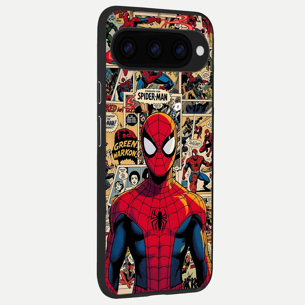  Aesthetic Spider back cover For Google Pixel 11 Pro XL slim fit glass case with vibrant aesthetic design