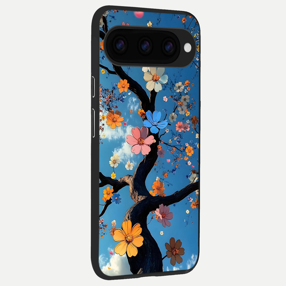  Blossom Dream Sky back cover For Google Pixel 11 Pro XL slim fit glass case with vibrant aesthetic design