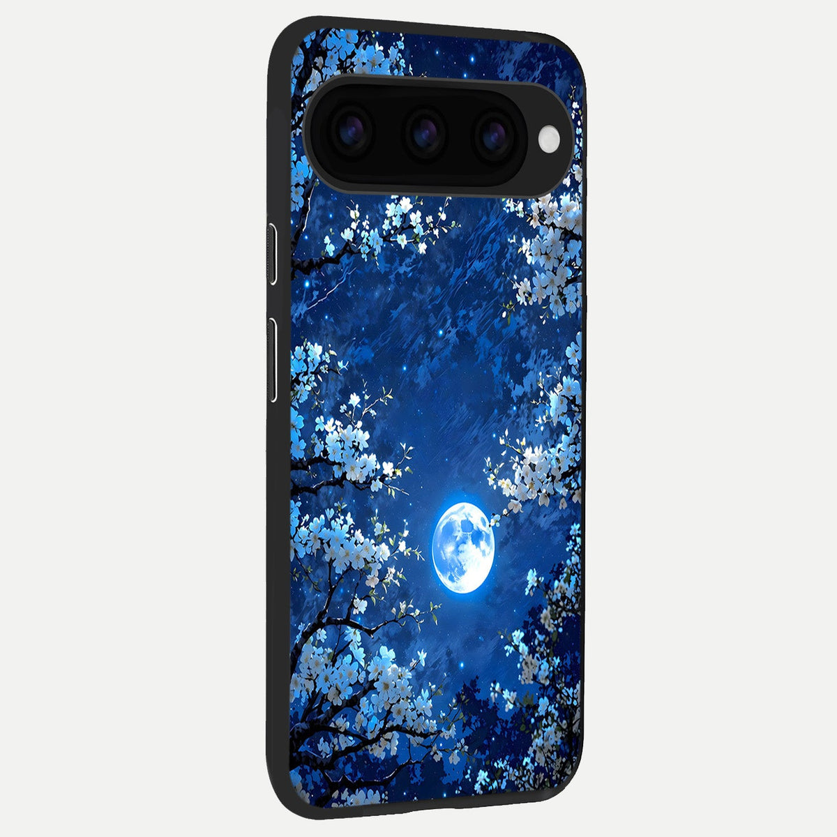  Blossom Moonlight Sky back cover For Google Pixel 11 Pro XL slim fit glass case with vibrant aesthetic design