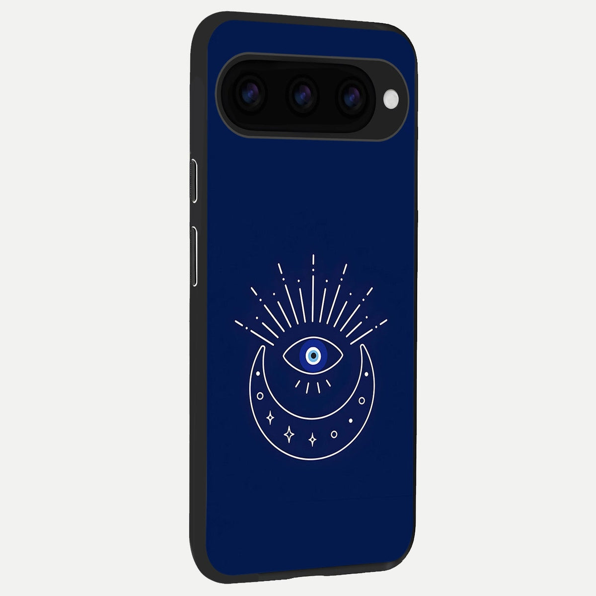  Blue Evil Eye back cover For Google Pixel 11 Pro XL slim fit glass case with vibrant aesthetic design