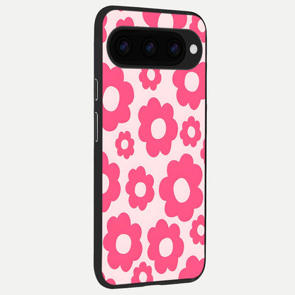  Blush Flower Pop back cover For Google Pixel 11 Pro XL slim fit glass case with vibrant aesthetic design
