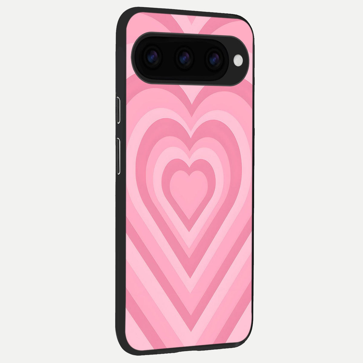  Blush Heart Waves back cover For Google Pixel 11 Pro XL slim fit glass case with vibrant aesthetic design