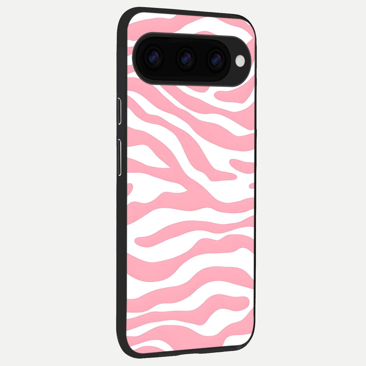  Blush Zebra Flow back cover For Google Pixel 11 Pro XL slim fit glass case with vibrant aesthetic design