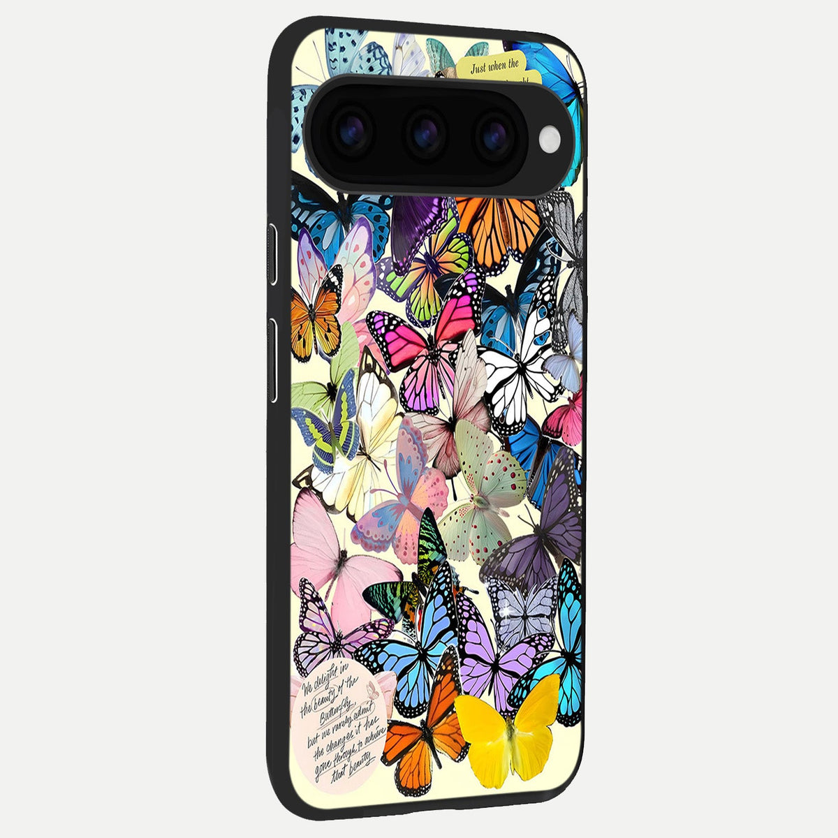  Butterflies Petal Dream back cover For Google Pixel 11 Pro XL slim fit glass case with vibrant aesthetic design