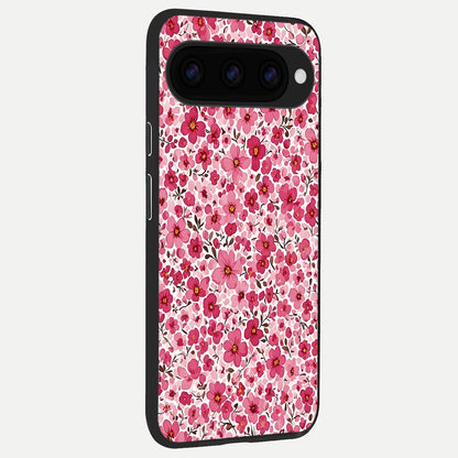  Cherry Blossom Charm back cover For Google Pixel 11 Pro XL slim fit glass case with vibrant aesthetic design