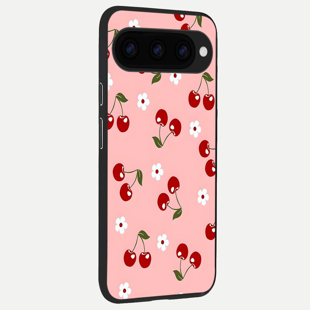 Cherry Love Mood back cover For Google Pixel 11 Pro XL slim fit glass case with vibrant aesthetic design