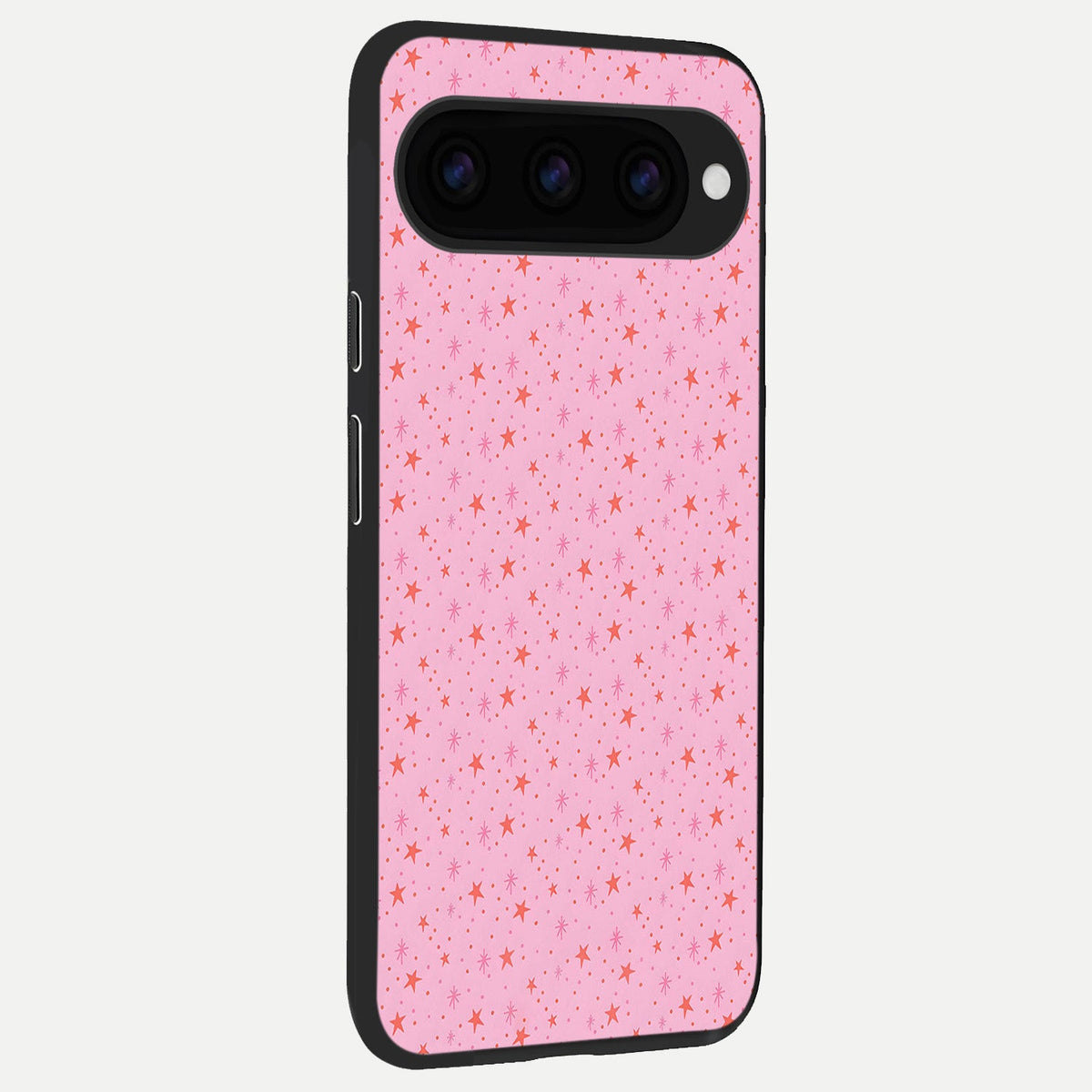  Cosmic Pink Sparkle back cover For Google Pixel 11 Pro XL slim fit glass case with vibrant aesthetic design