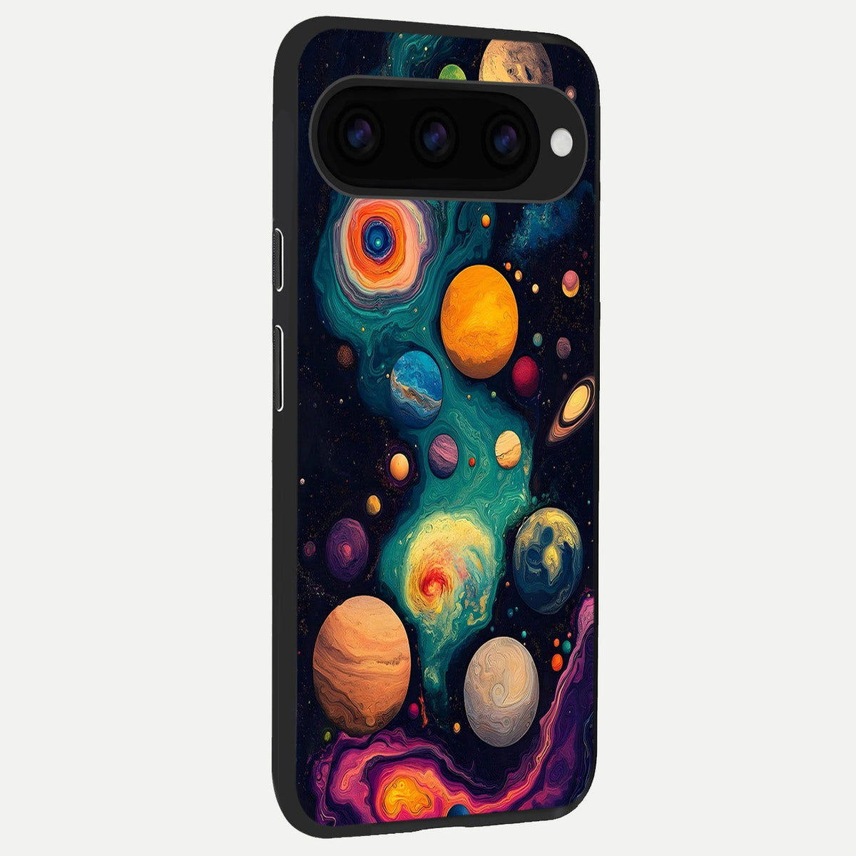  Cosmic Planet Journey back cover For Google Pixel 11 Pro XL slim fit glass case with vibrant aesthetic design