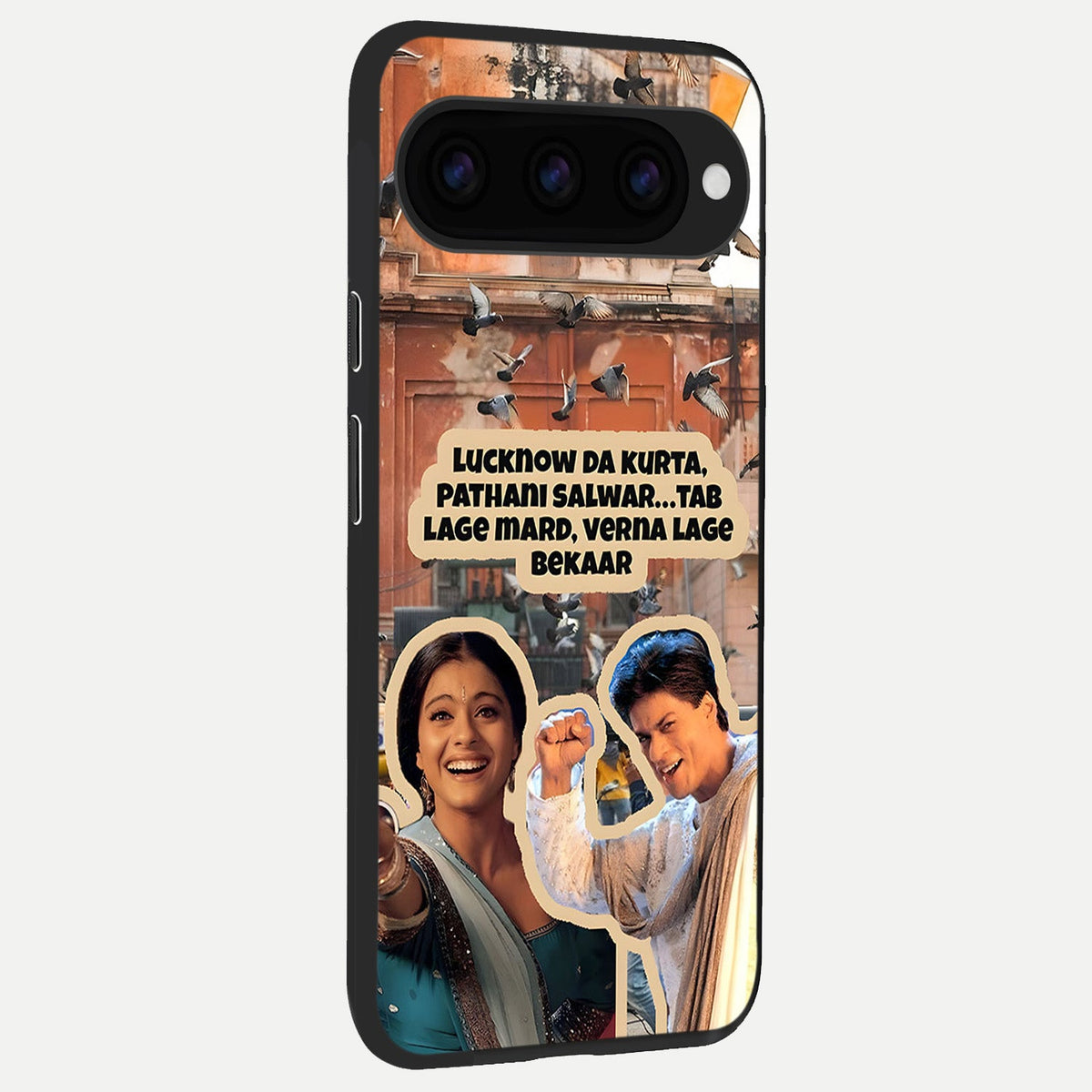  Desi Retro Vibes back cover For Google Pixel 11 Pro XL slim fit glass case with vibrant aesthetic design