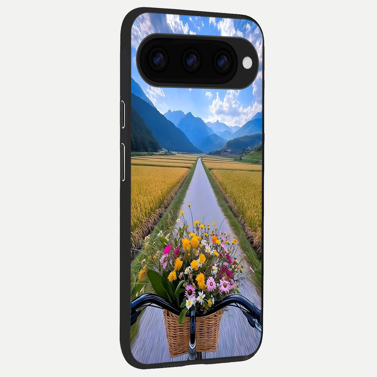  Golden Field Journey back cover For Google Pixel 11 Pro XL slim fit glass case with vibrant aesthetic design