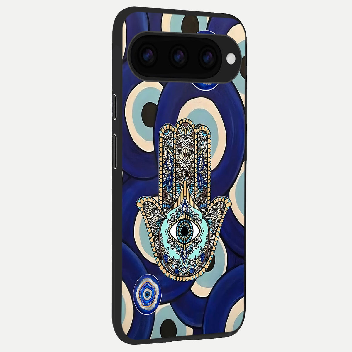  Hamsa Divine Guard back cover For Google Pixel 11 Pro XL slim fit glass case with vibrant aesthetic design