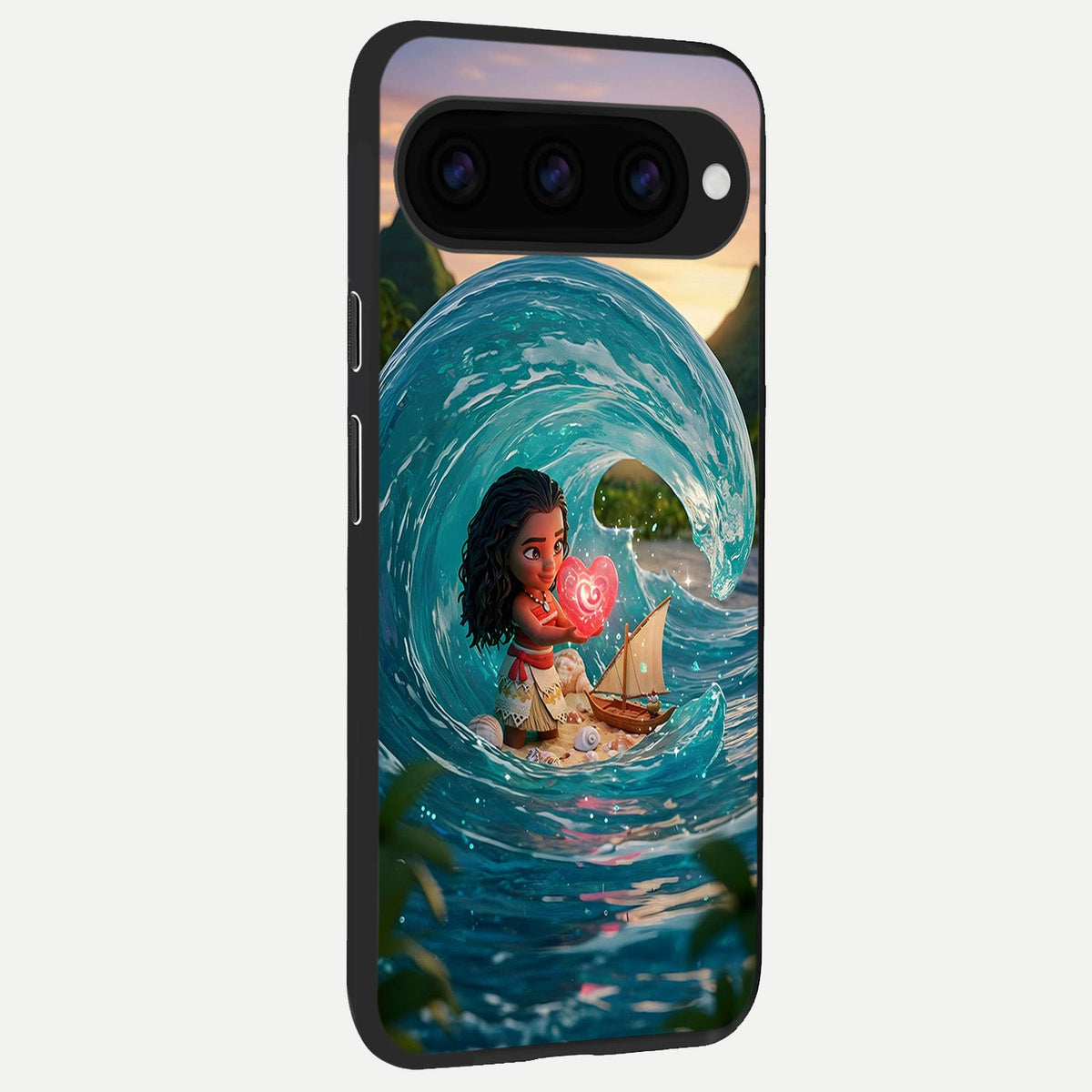  Heart of Ocean back cover For Google Pixel 11 Pro XL slim fit glass case with vibrant aesthetic design