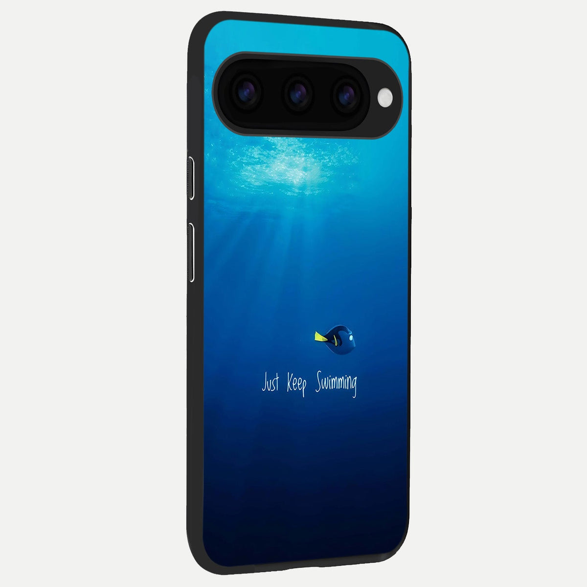  Just Keep Swimming back cover For Google Pixel 11 Pro XL slim fit glass case with vibrant aesthetic design