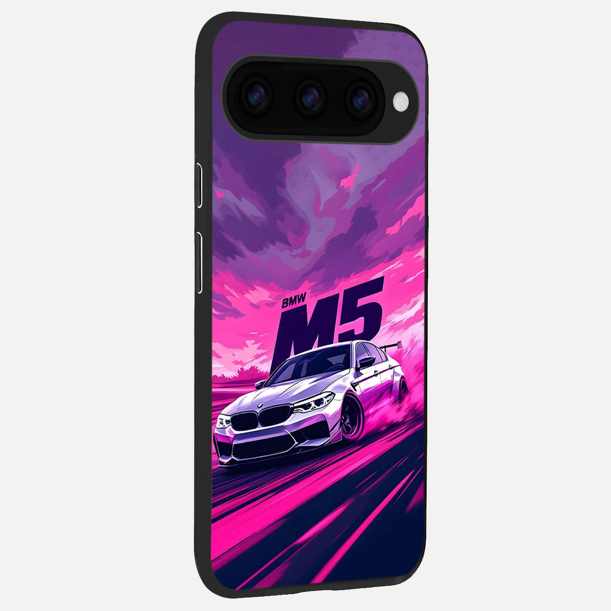  MS Neon Car back cover For Google Pixel 11 Pro XL slim fit glass case with vibrant aesthetic design