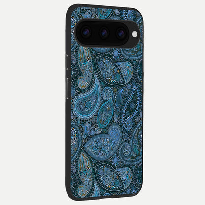  Midnight Paisley Glow back cover For Google Pixel 11 Pro XL slim fit glass case with vibrant aesthetic design