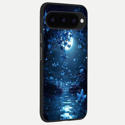 Moonlight Petal Dream back cover For Google Pixel 11 Pro XL slim fit glass case with vibrant aesthetic design