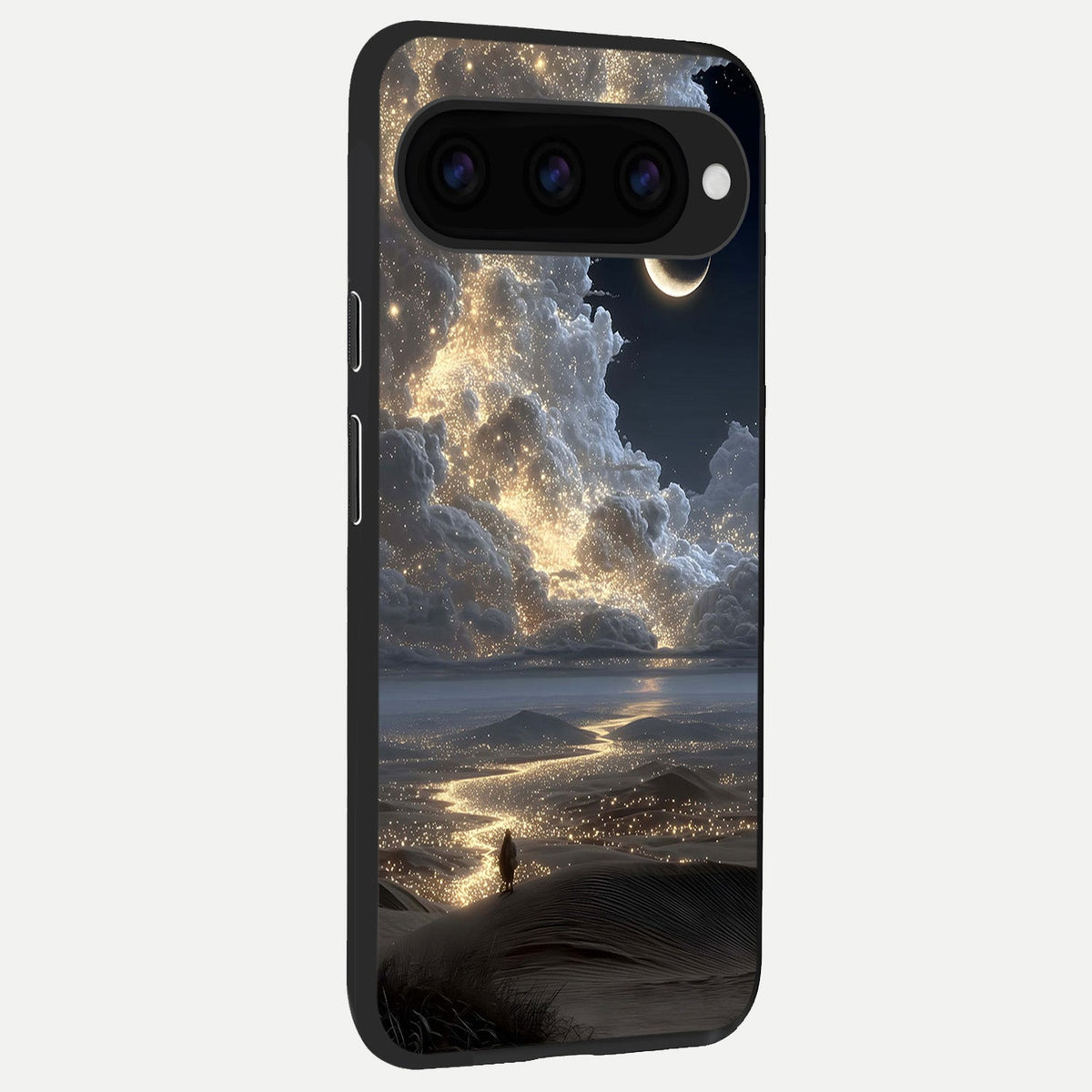  Moonlight Spark Path back cover For Google Pixel 11 Pro XL slim fit glass case with vibrant aesthetic design