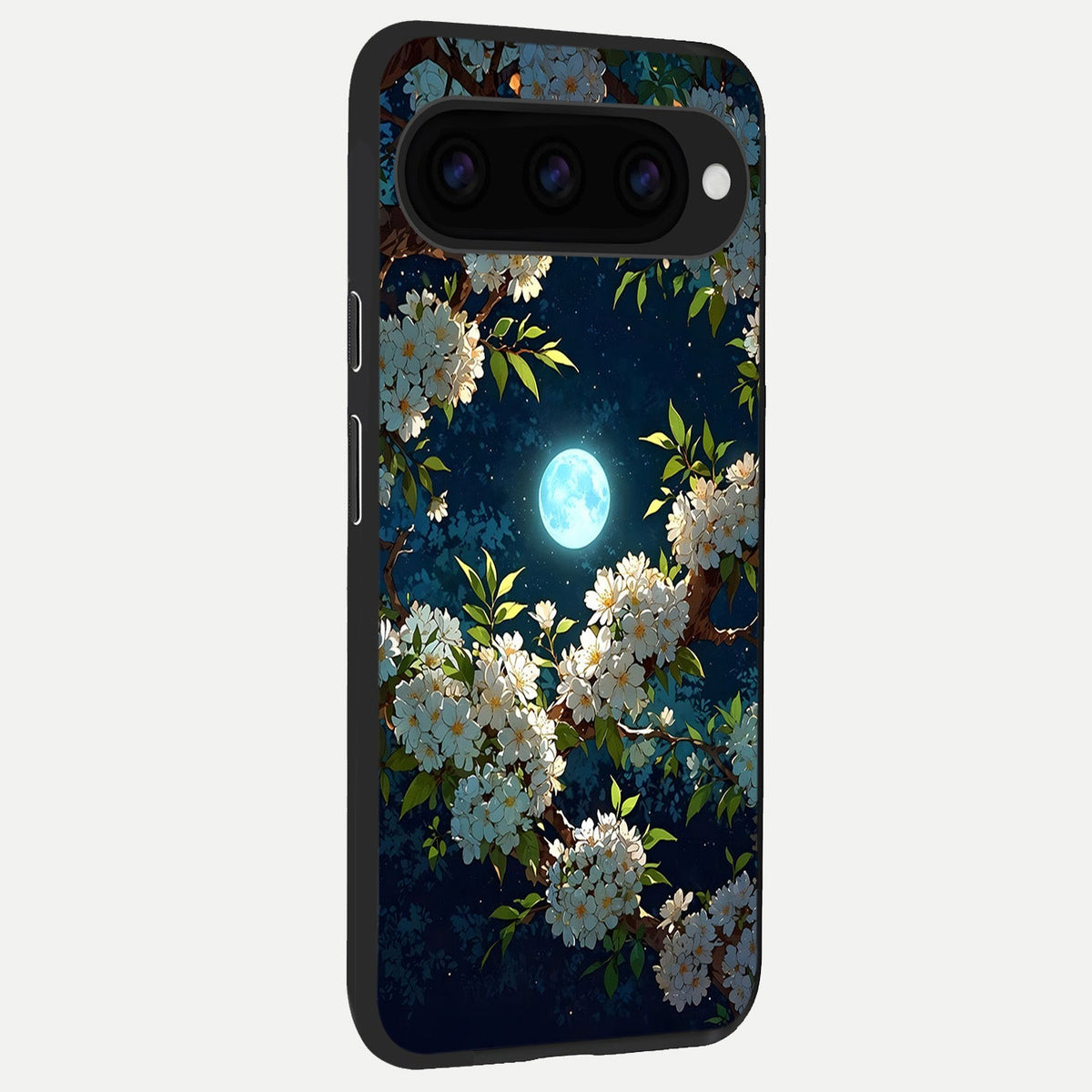  Moonlit Blossom Dream back cover For Google Pixel 11 Pro XL slim fit glass case with vibrant aesthetic design