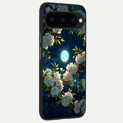  Moonlit Blossom Dream back cover For Google Pixel 11 Pro XL slim fit glass case with vibrant aesthetic design