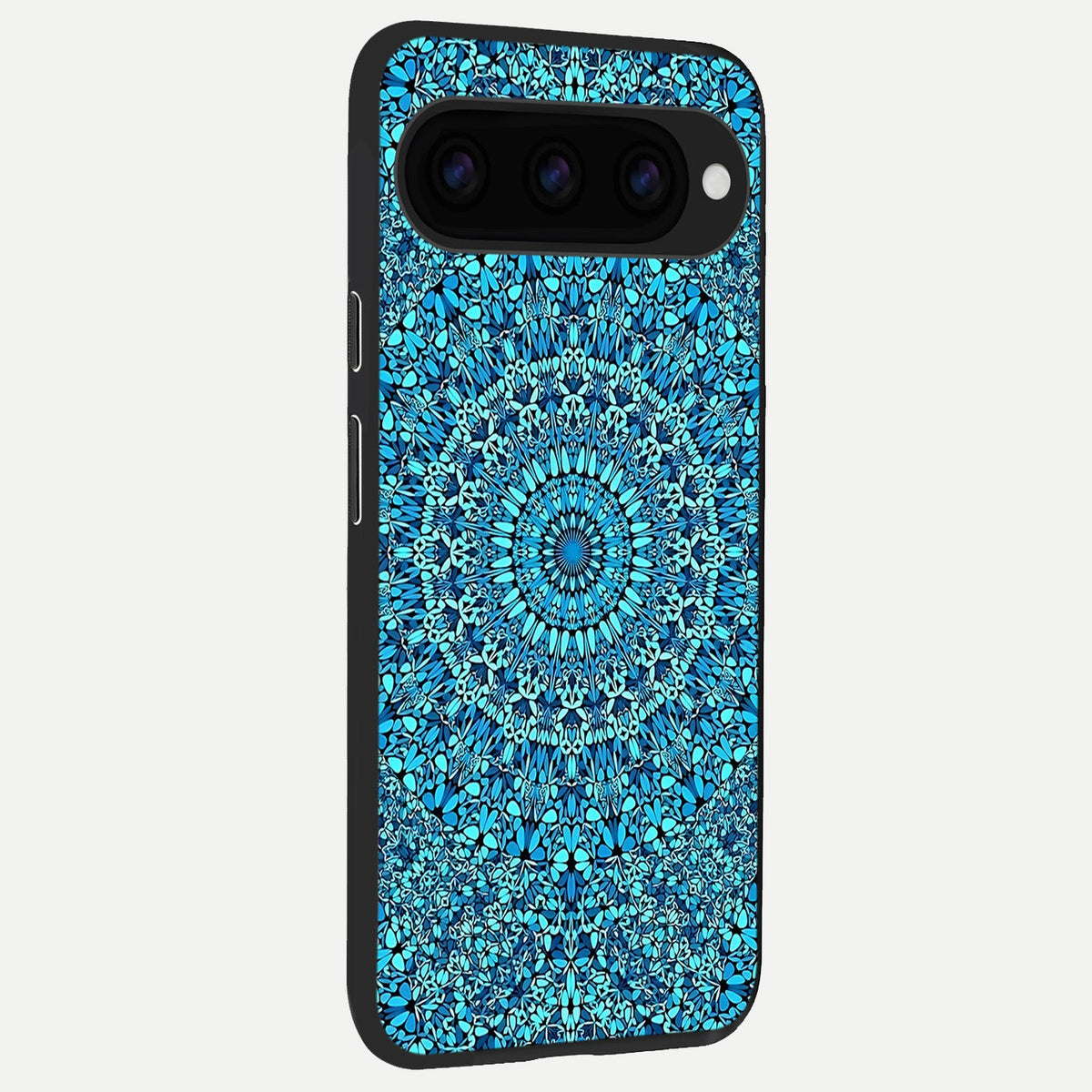  Ocean Bloom Mandala back cover For Google Pixel 11 Pro XL slim fit glass case with vibrant aesthetic design