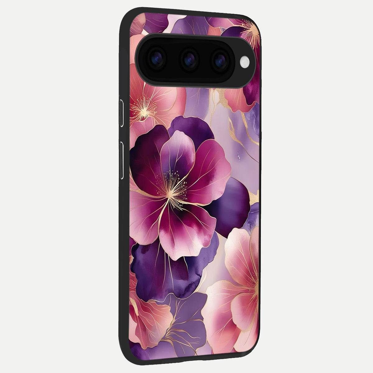  Pink Bouquet Florals back cover For Google Pixel 11 Pro XL slim fit glass case with vibrant aesthetic design
