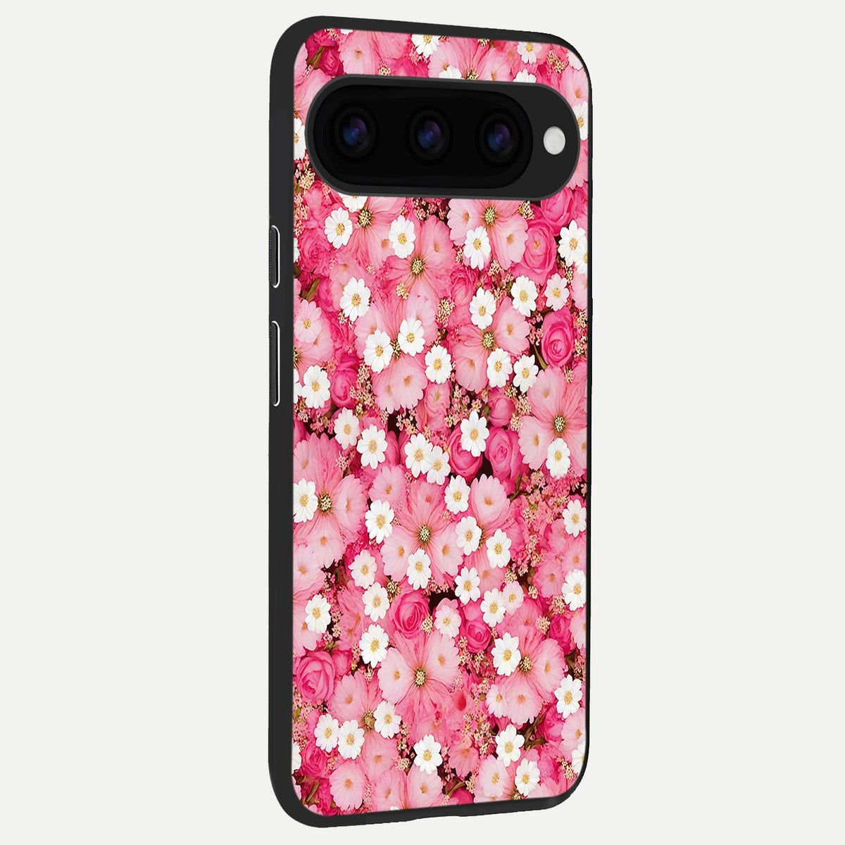  Pink Daisy Bliss back cover For Google Pixel 11 Pro XL slim fit glass case with vibrant aesthetic design