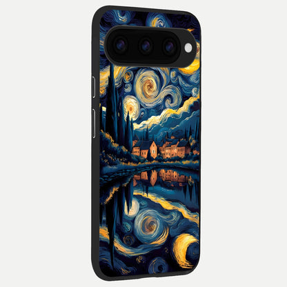  Starry Sky Serenity back cover For Google Pixel 11 Pro XL slim fit glass case with vibrant aesthetic design
