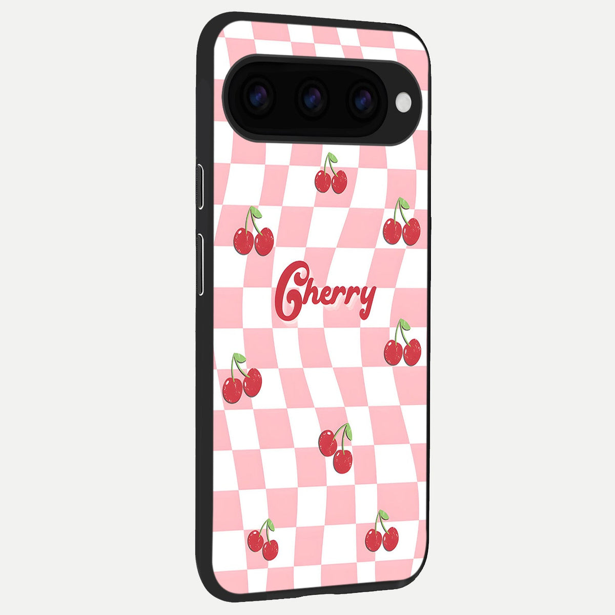  Sweet Cherry Vibes back cover For Google Pixel 11 Pro XL slim fit glass case with vibrant aesthetic design