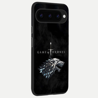  Throne Wolf Legacy back cover For Google Pixel 11 Pro XL slim fit glass case with vibrant aesthetic design