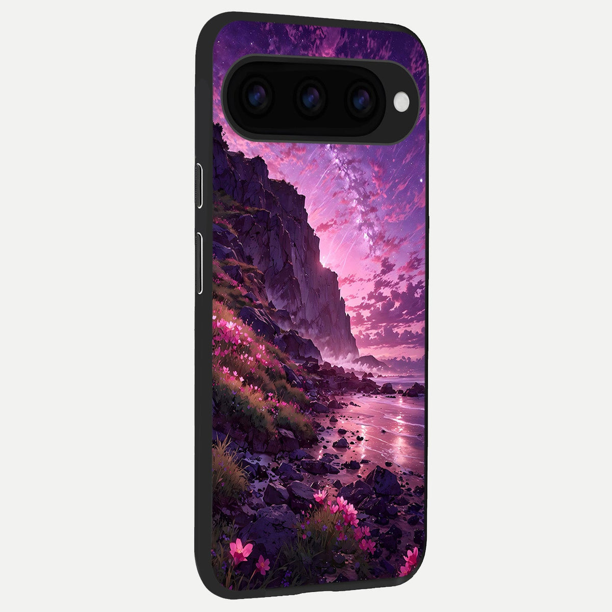  Twilight Blossom Coast back cover For Google Pixel 11 Pro XL slim fit glass case with vibrant aesthetic design