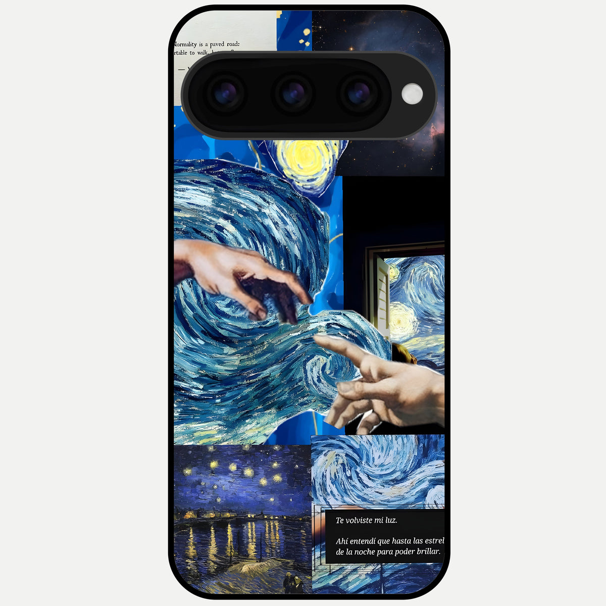  Aesthetic Vando Hands Glass Case For Google Pixel 11 Pro XL back cover – full design glossy printed glass finish