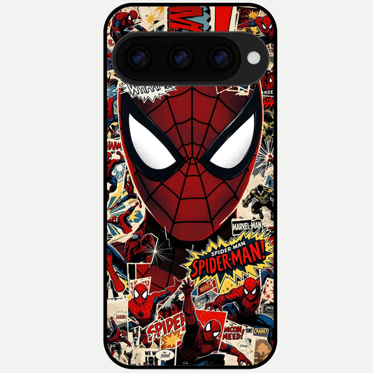  Aesthetic Wonder Spider Glass Case For Google Pixel 11 Pro XL back cover – full design glossy printed glass finish