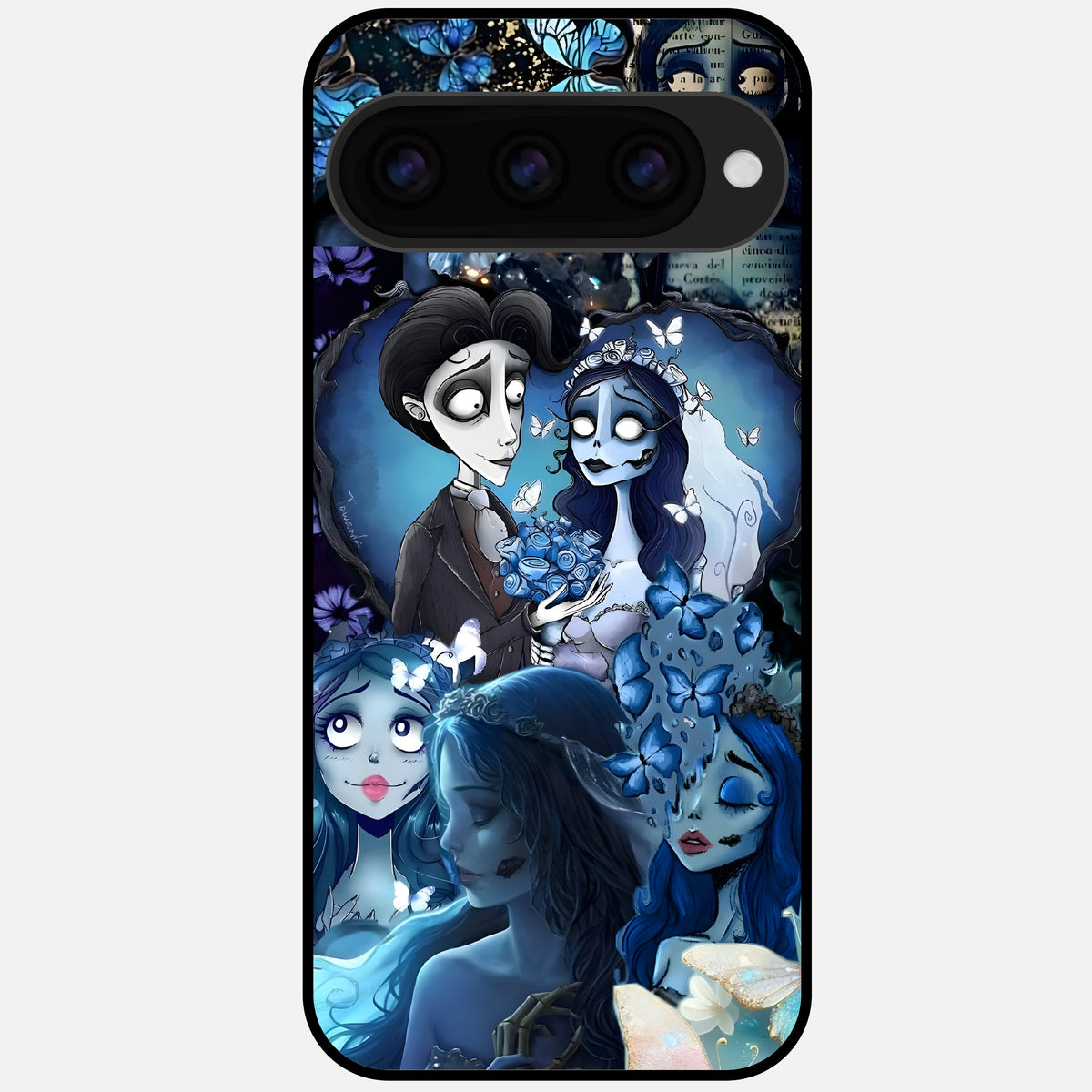  Butterfly Ghost Soul Glass Case For Google Pixel 11 Pro XL back cover – full design glossy printed glass finish