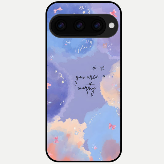  Celestial Cloud Magic Glass Case For Google Pixel 11 Pro XL back cover – full design glossy printed glass finish
