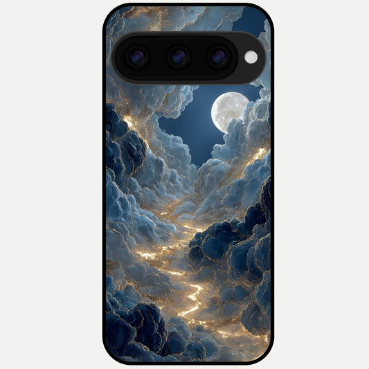  Celestial Cloud Road Glass Case For Google Pixel 11 Pro XL back cover – full design glossy printed glass finish