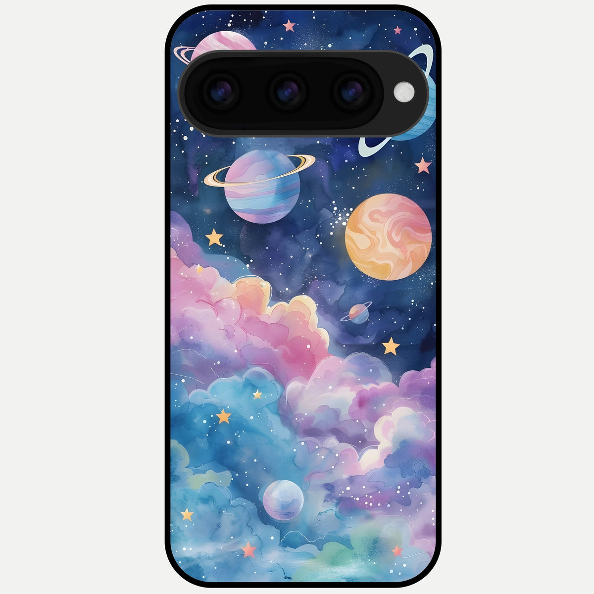  Cosmic Planet Dreams Glass Case For Google Pixel 11 Pro XL back cover – full design glossy printed glass finish