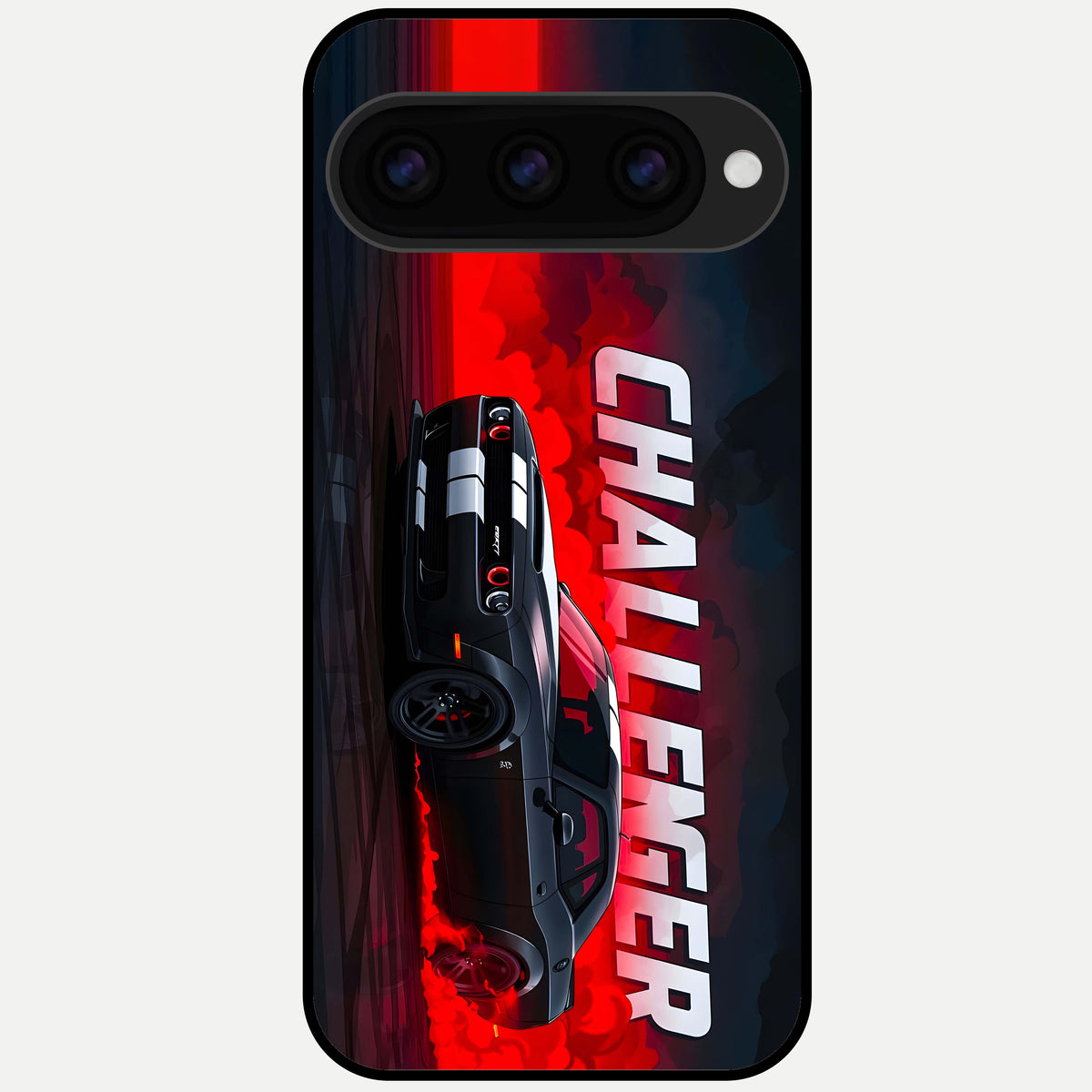  Crimson Challenger Fury Glass Case For Google Pixel 11 Pro XL back cover – full design glossy printed glass finish